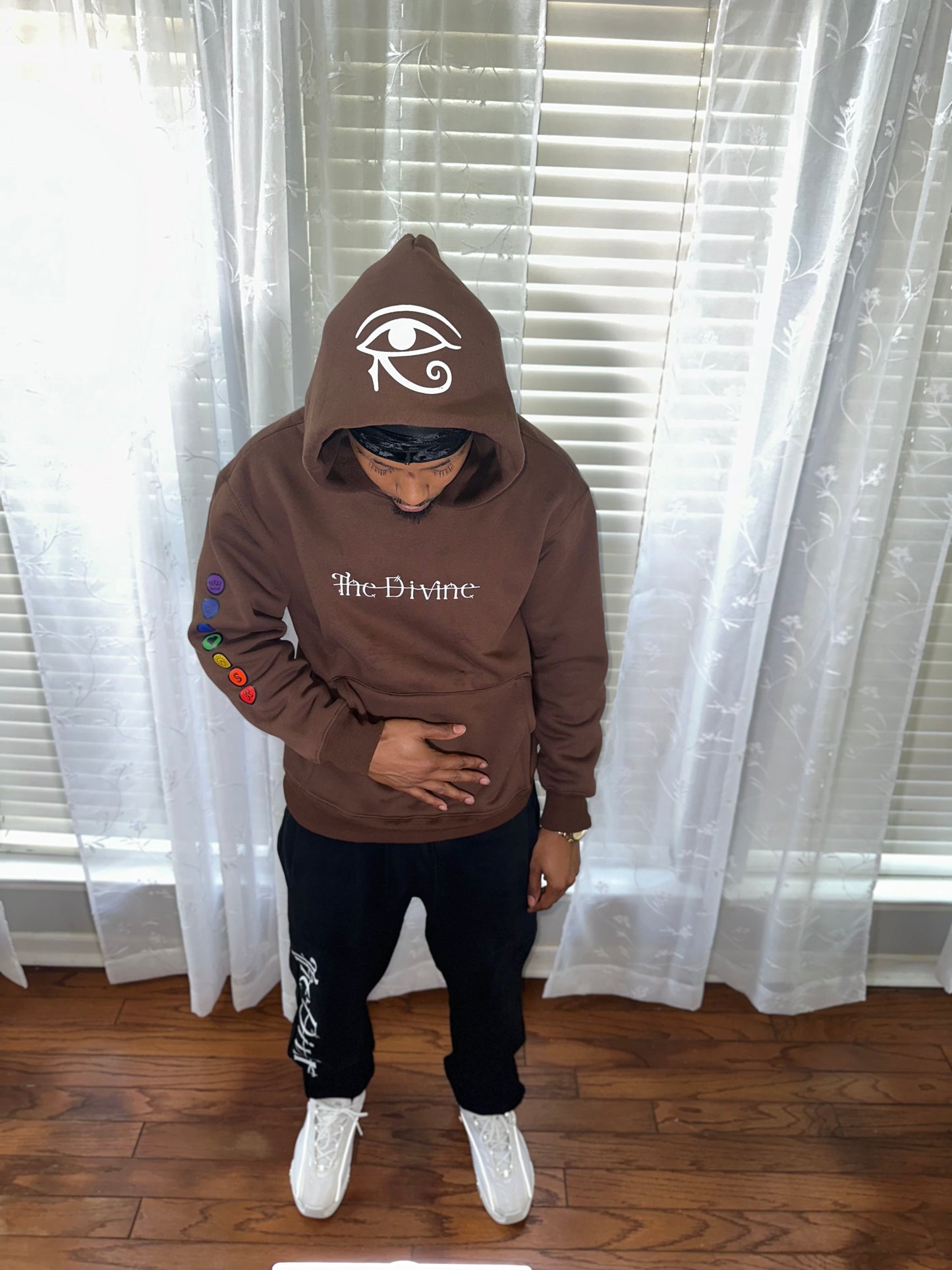 The Divine Chakra Hoodie (brown)