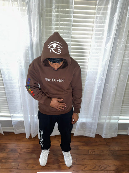 The Divine Chakra Hoodie (brown)