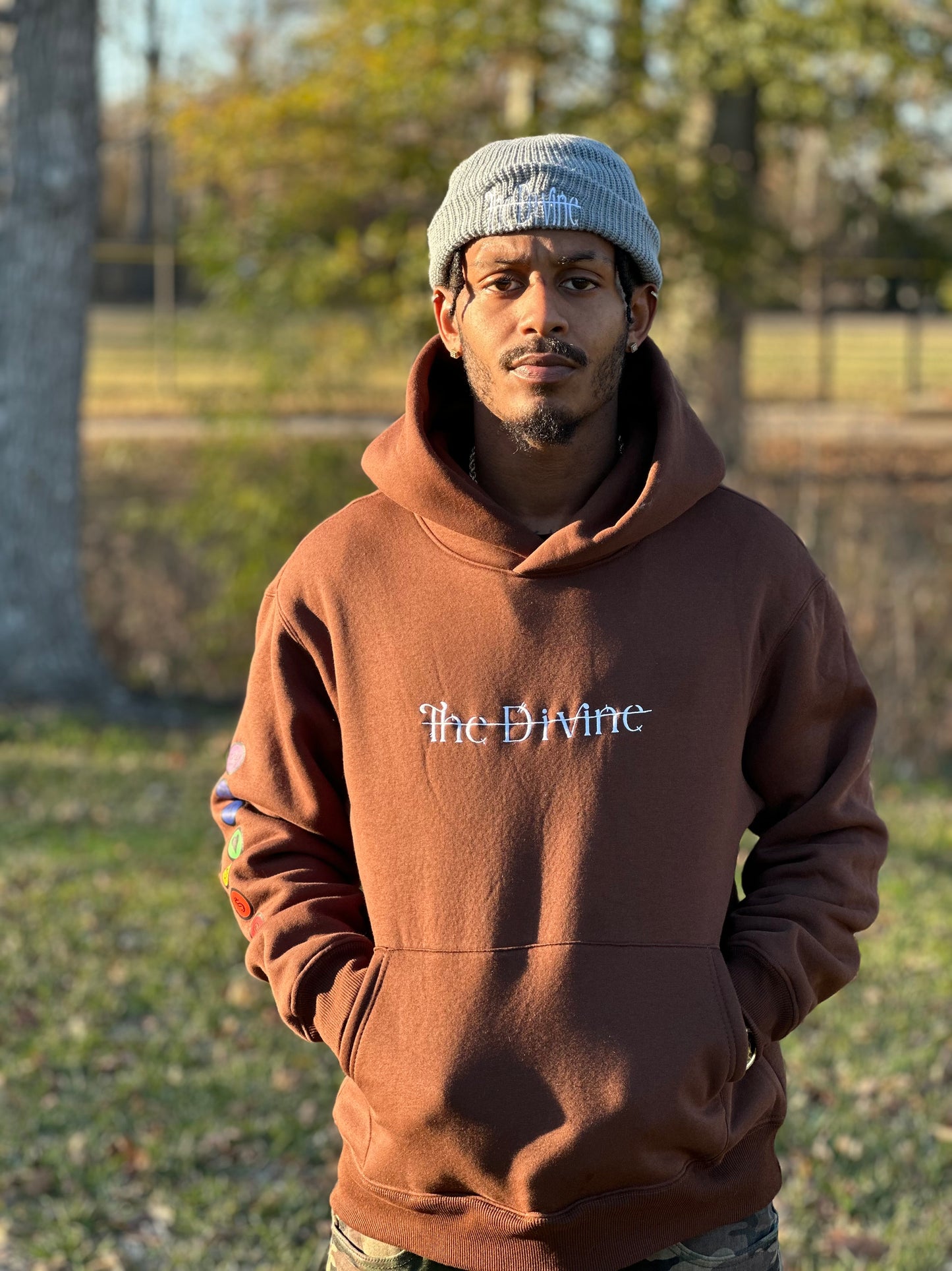 The Divine Chakra Hoodie (brown)