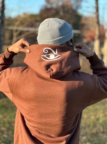 The Divine Chakra Hoodie (brown)