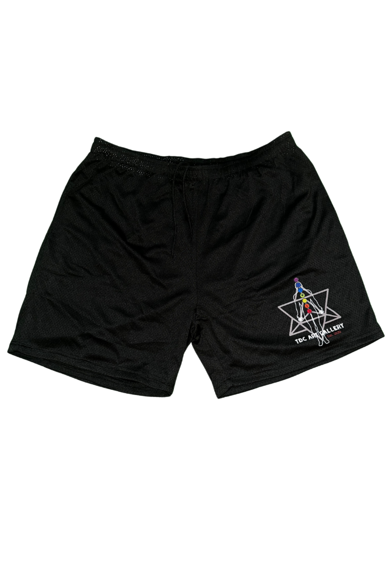 The Divine Merkabah Mesh Shorts