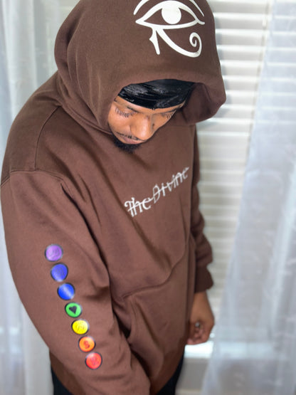 The Divine Chakra Hoodie (brown)