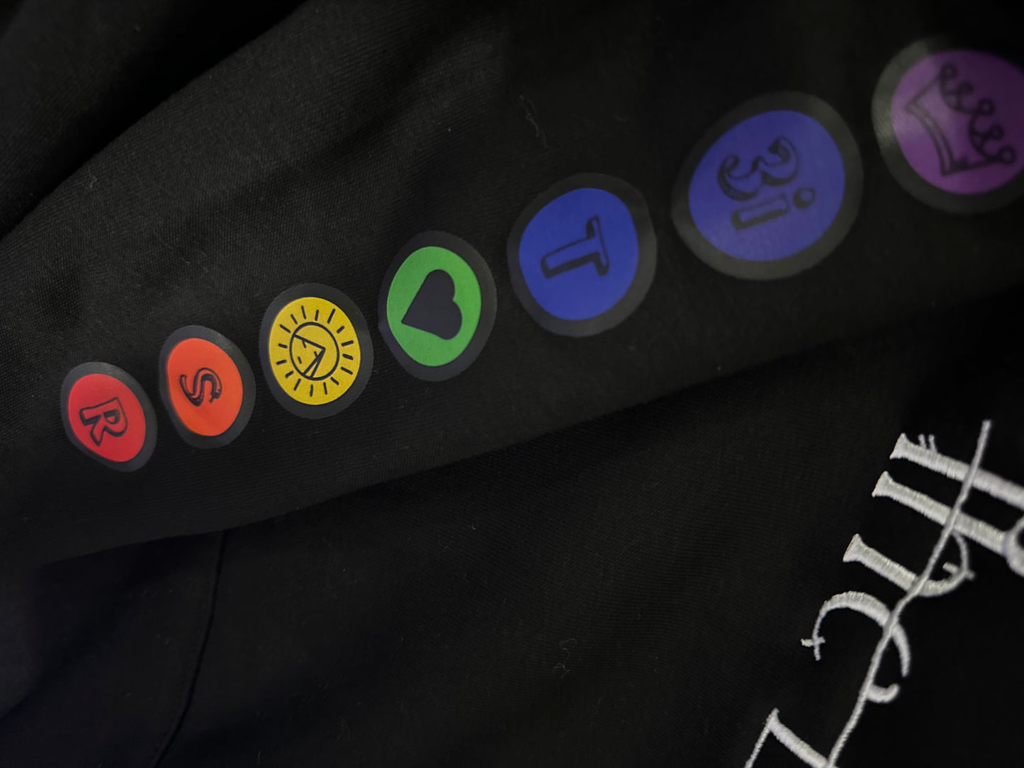 The Divine Chakra Hoodie (black)