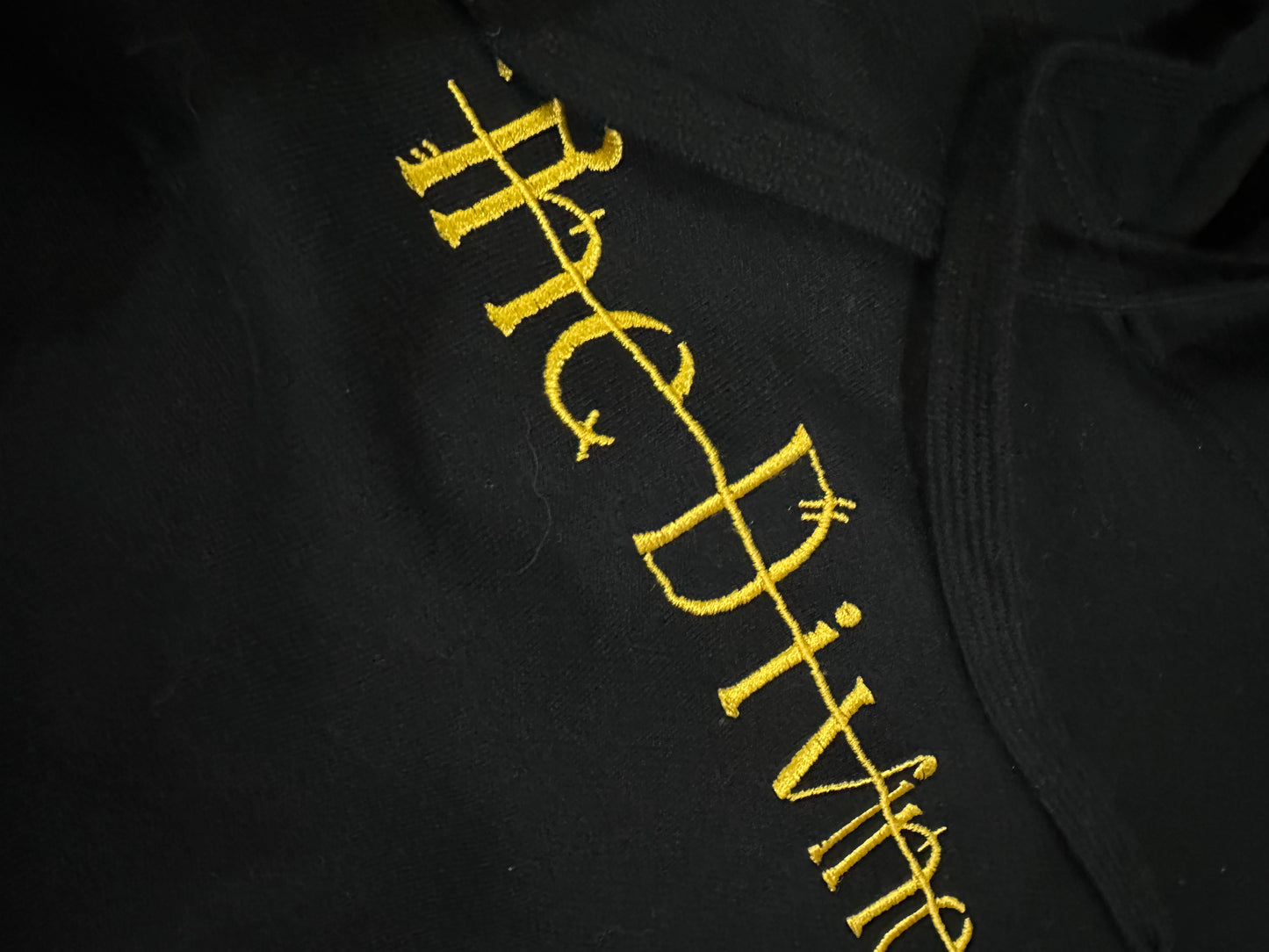 The Divine Hoodie (gold embroidery)